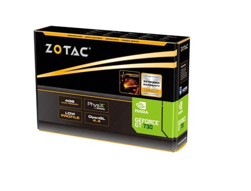 Zotac GT 730 4GB DDR3 Zone Edition Graphics Card